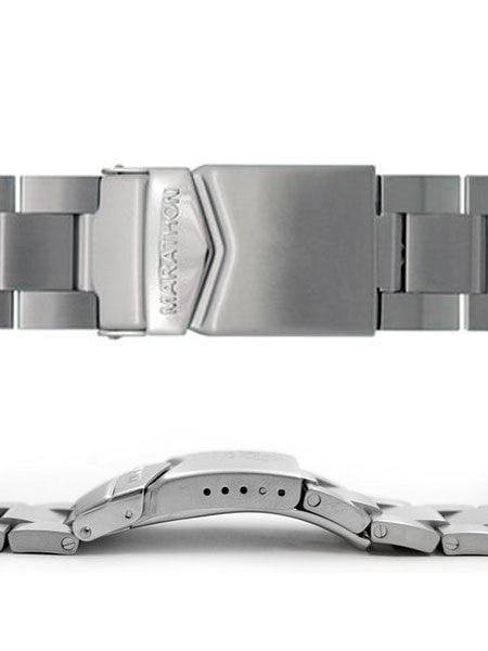 Marathon Brushed Finish Solid Link Bracelet #WW005007NM (22mm)