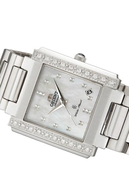 Orient Precious Women's Automatic Dress Watch with Sapphire Crystal and Sparkling Crystal Bezel #ERAN002W