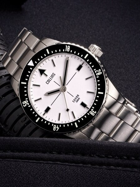 Collins SONAR Swiss Automatic, 300-M Dive Watch with 39.5mm Case and a Sapphire Crystal #CWC02