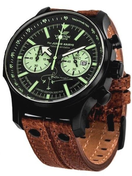 Vostok-Europe Jurgis Kairys SPECIAL EDITION Pilot Chronograph with SuperLuminova #5954341