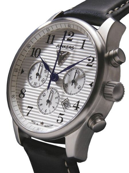 Junkers Iron Annie Valjoux 7753 Automatic Chronograph Watch with Sapphire Crystal #6618-1