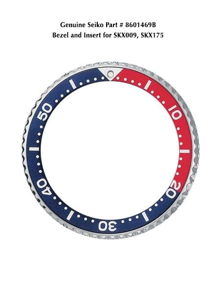 Seiko Replacement Bezel for Seiko SKX009, SKX175 Watches #8601469B