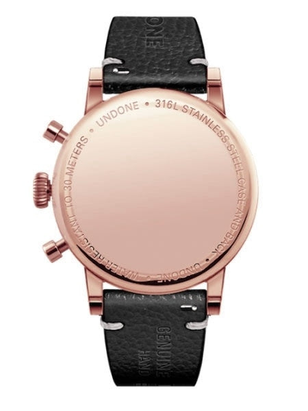 Undone Mystique Eclipse, MechaQuartz Chronograph with 60-Minute Stopwatch #Mystique-Eclipse-RG