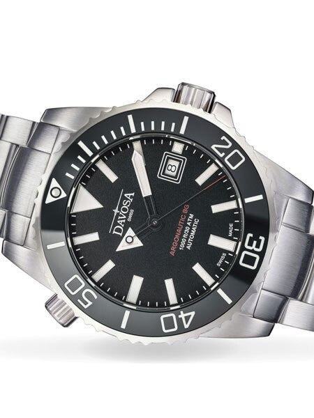 Davosa Argonautic BG Swiss Automatic 300 Meter Dive Watch with Black Dial #16152202