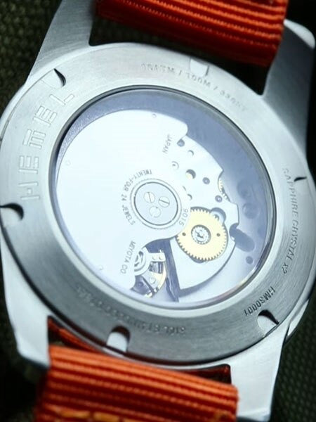 Scratch and Dent - HEMEL Arrowhead Automatic Military-Styled Watch with Bead Blasted Case and Sapphire Crystal #HM3B