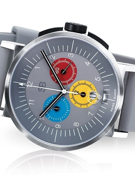 SB Swiss Quartz Chronograph Watch with Sapphire Crystal and 12-hr Totalizer #SBCHR1.10
