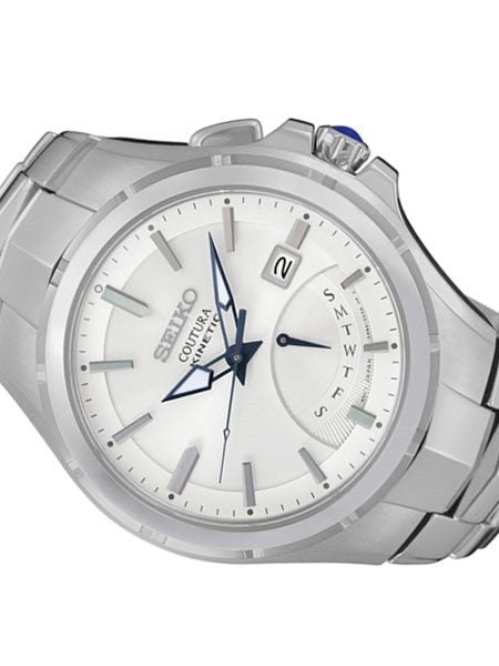 Seiko Coutura Kinetic Watch with 43mm Case and Matching Bracelet #SRN063