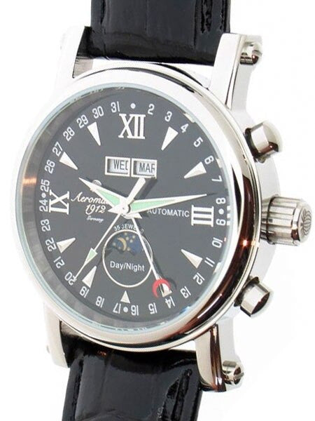 Aeromatic 1912 Automatic Calendar Watch with Day-Night Indicator #A1032