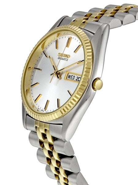 Seiko Classic Style, Two-Tone Watch with 36mm Case and Matching Bracelet #SGF204
