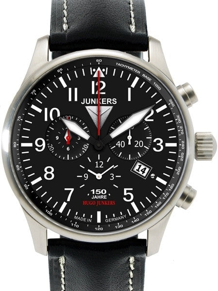 Junkers 150 Years Hugo Junkers Chronograph Alarm Watch #6684-2