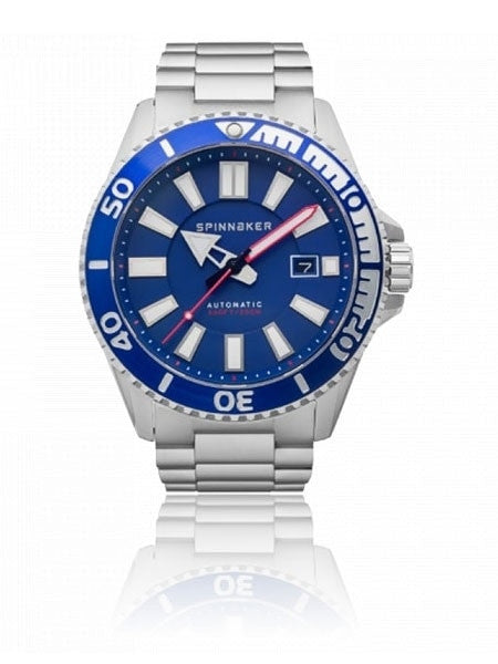 Spinnaker Automatic 200 Meter Dive Watch with Stainless Steel Bracelet #SP-5074-22