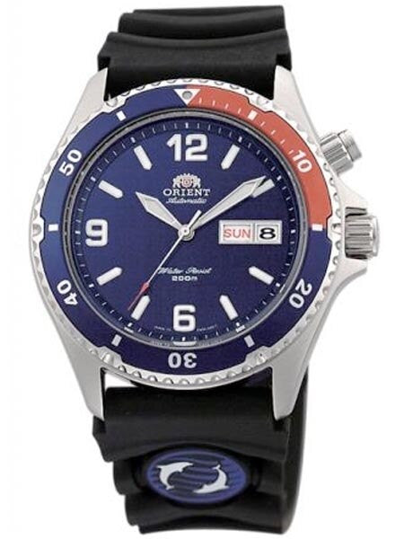 Scratch and Dent - Orient Blue Mako Automatic Dive Watch with Pepsi Bezel #CEM65003DW
