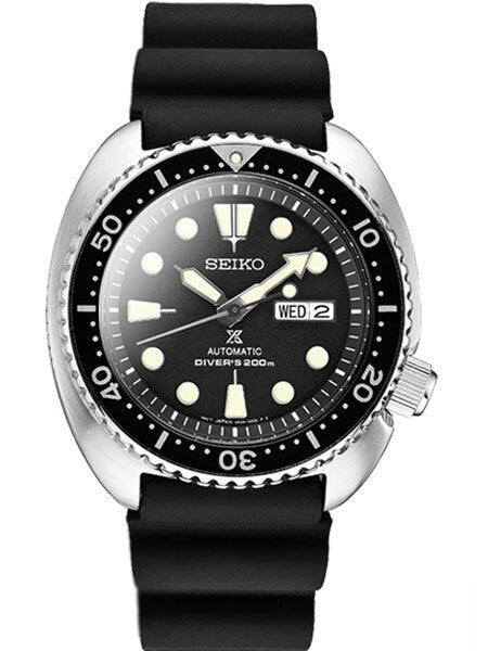 Seiko Long Island Sea Turtle Dive Watch with Double-Domed AR Sapphire Crystal #SRP777-DD