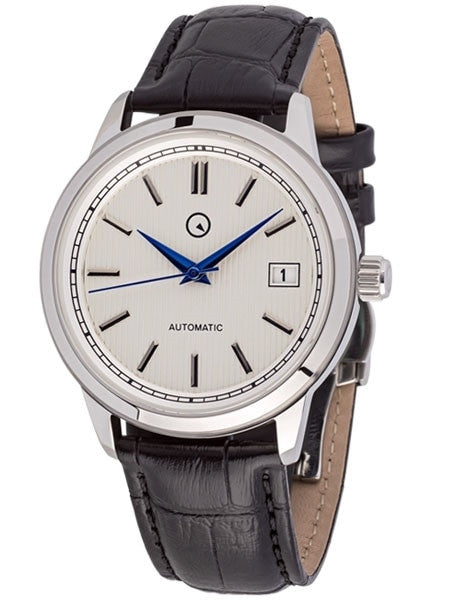 Islander Automatic Dress Watch with Pinstripe White Dial, AR Sapphire Crystal #ISL-32