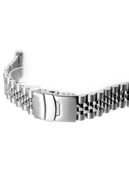 Strapcode 22mm Super-J "Louis" watch band for SEIKO Diver SKX007/009/011 Curved End #SS221803B020
