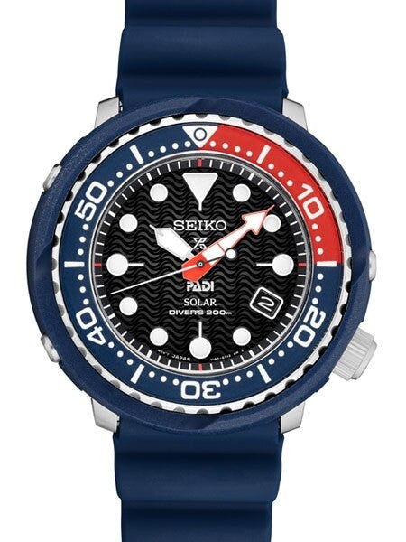 Seiko Prospex Special Edition PADI Dive Watch with Solar Movement #SNE499