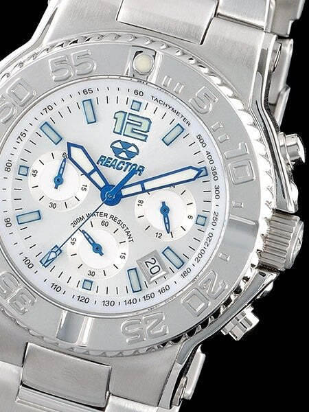Reactor Critical Mass Chronograph Watch with SuperLuminova Illumination and Stainless Steel Case #75602