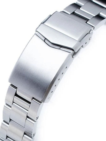 Strapcode 22mm Super-O "Boyer" watch band for Orient Mako II and Ray II #SS221803B061