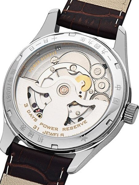Red Star Automatic Watch with 70-Hour Power Reserve, Sapphire Crystal #7799G-C