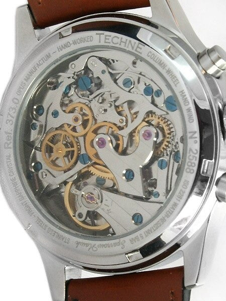 Techne SparrowHawk Hand Wind Pilot Chronograph with 30-minute Stopwatch #373.053