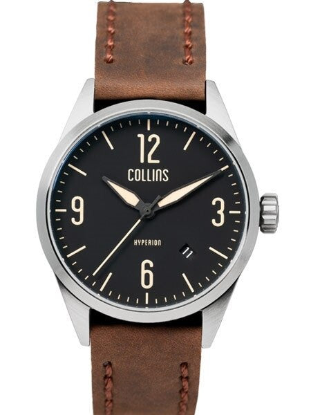 Collins Hyperion Swiss Automatic Watch with 40mm Case and a Double-Dome AR Sapphire Crystal #CWB01