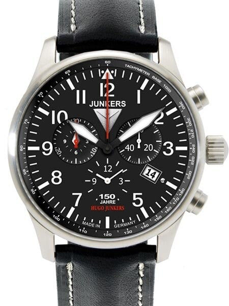 Junkers 150 Years Hugo Junkers Chronograph Alarm Watch #6684-2