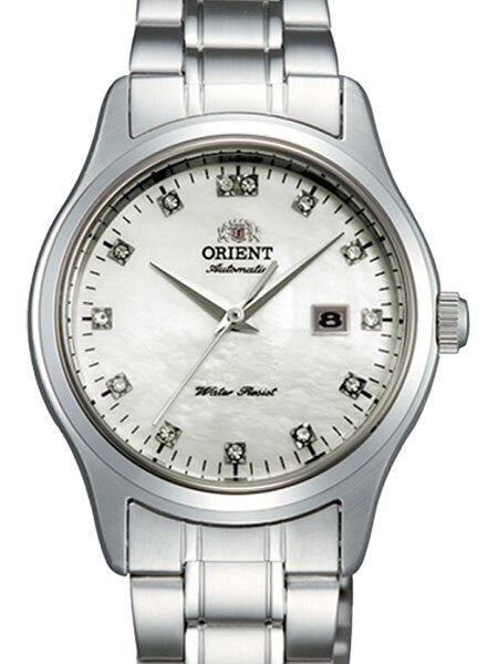 Orient Charlene Women's Automatic Dress Watch with MOP Dial and Crystal Hour Markers #NR1Q004W