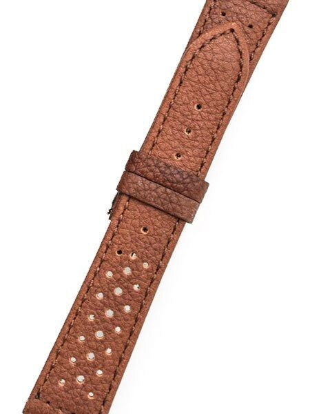 Toscana Racing-Style Brown Calf Leather Watch Strap SURB-H-78080