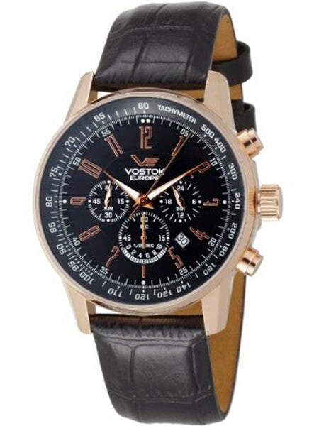 Vostok-Europe Gaz-Limo Quartz Chronograph with 24-Hour Sub-Dial 5619133