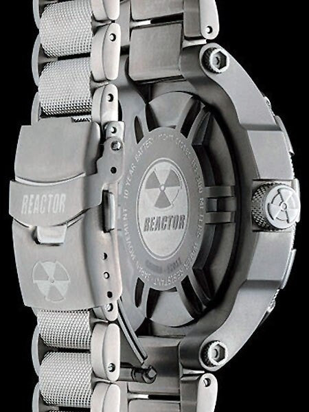 Reactor Gamma Ti 300 Meter Dive Watch with Never Dark Illumination and Titanium Case #52011