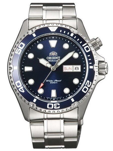 Scratch and Dent - Orient Blue Ray 21-Jewel Automatic Dive Watch on a Bracelet #CEM65009D-SND2