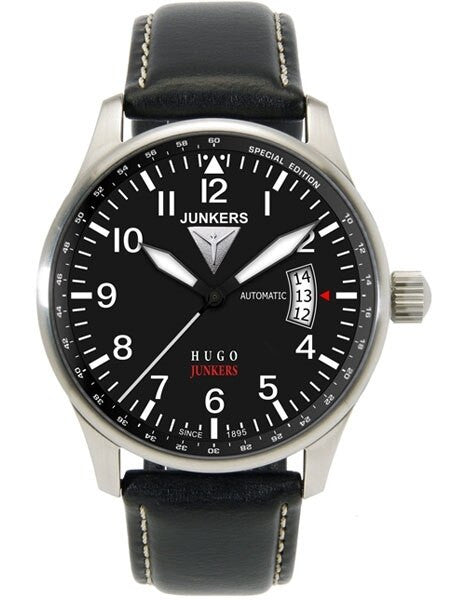 Junkers 150 Years Hugo Junkers Anniversary Automatic Watch with Open Date #6664-2