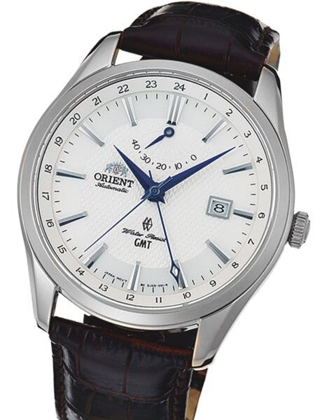 Orient Automatic GMT (dual time)  with Sapphire Crystal and Power Reserve #DJ05003W