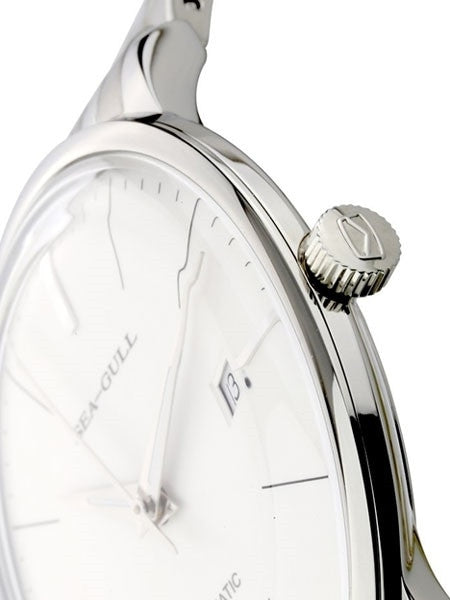 Sea-Gull 39.5mm Automatic Dress Watch with Bracelet and Sapphire Crystal #816.519