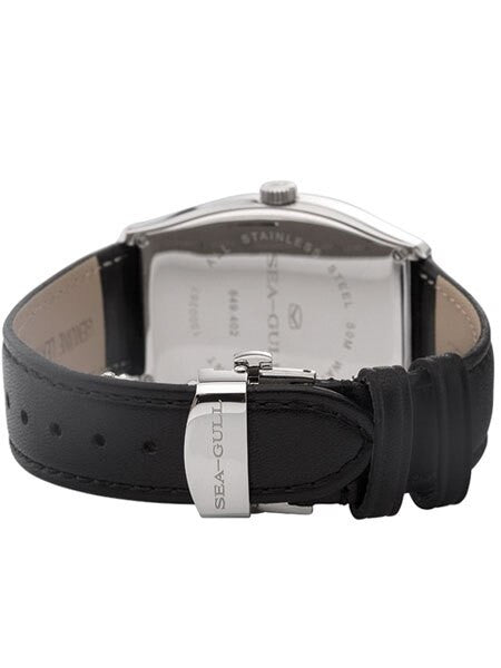 Sea-Gull Classic Tonneau Automatic Dress Watch with Sapphire Crystal #849.402