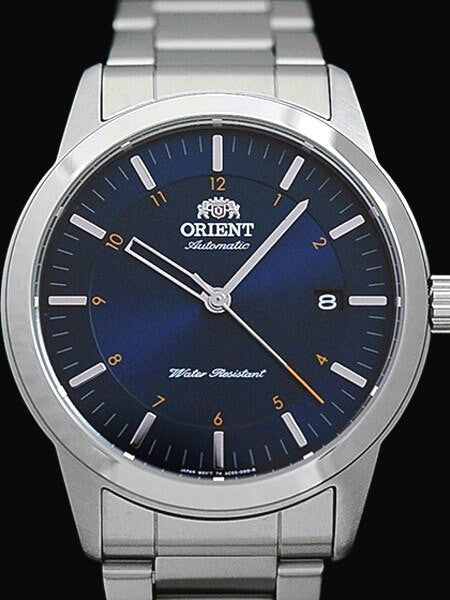 Orient 40.5mm Sentinel Automatic + Hand Wind Watch with Blue Dial #AC05002D