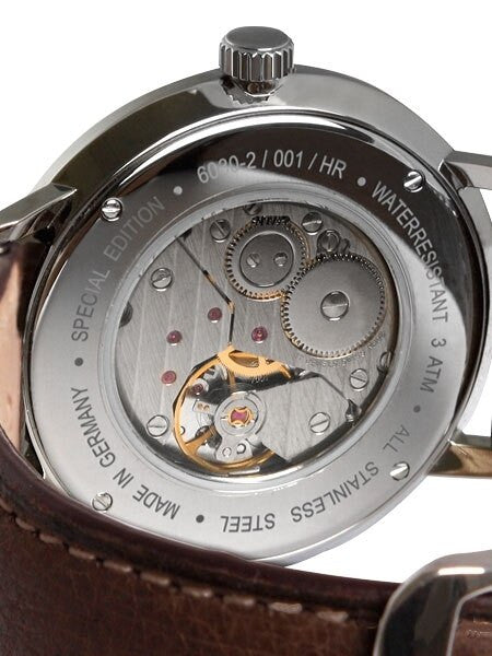 Junkers Bauhaus Swiss Mechanical Watch with Domed Hesalite Crystal #6032-5
