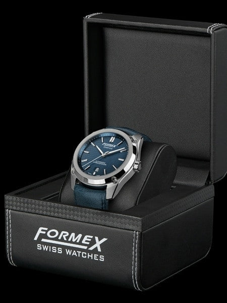 Formex Essence Swiss Automatic Chronometer with Blue Dial #0330.1.6331.744