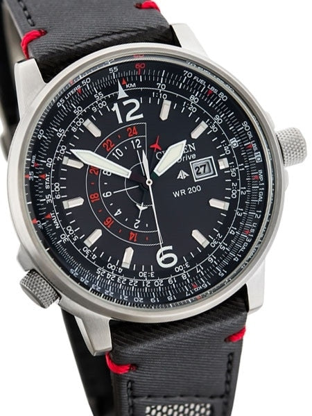 Citizen Promaster Eco-Drive Dual-Time Pilot Watch #BJ7017-09E