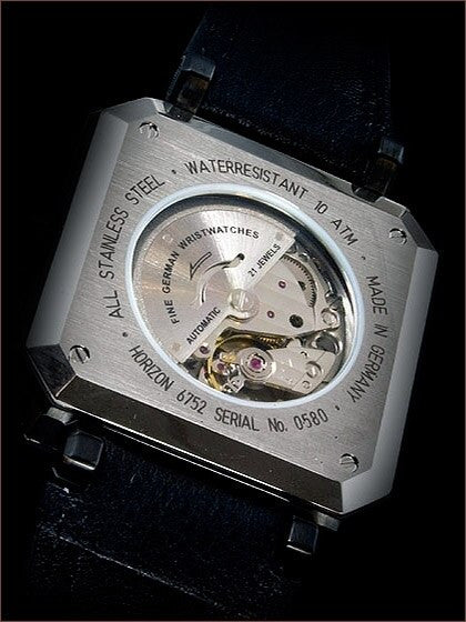 Junkers Horizon Miyota Automatic Airplane Cockpit-Style Watch #6752-5