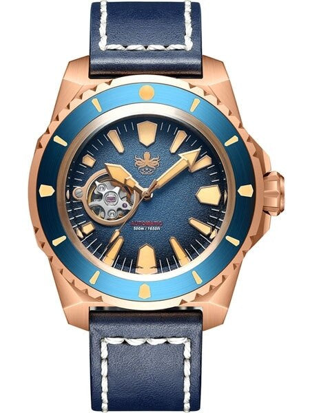PHOIBOS Leviathan 500-Meter Automatic Dive Watch with Bronze Case, DD AR Sapphire Crystal #PY027B