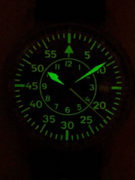 Aristo Type-B Dial Swiss Automatic Pilot's Watch with Sapphire Crystal #3H33N