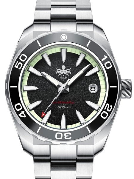 PHOIBOS Proteus 300-Meter Automatic Dive Watch with AR Double Dome Sapphire Crystal #PY024C