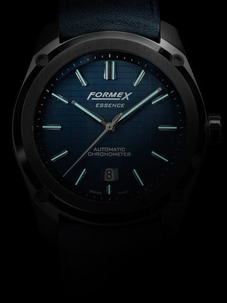 Formex Essence Swiss Automatic Chronometer with Blue Dial #0330.1.6331.744