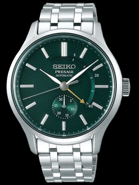 Seiko Presage Automatic Dress Watch with 42mm Case, Sapphire Crystal, Power Reserve Indicator #SSA397