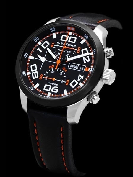 NB Yaeger Valjoux 7750 Swiss Automatic Chronograph with Sapphire Crystal #CHARLIE-PVD-C2