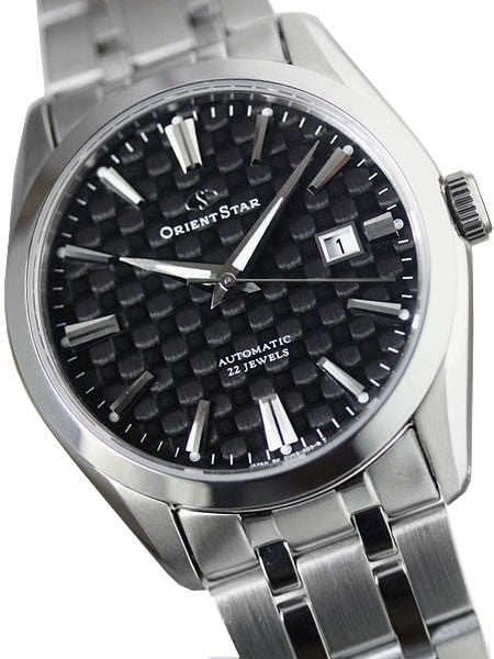 Orient Star Standard-Date Automatic with Sapphire Crystal and Carbon Fiber Dial #DV02002B