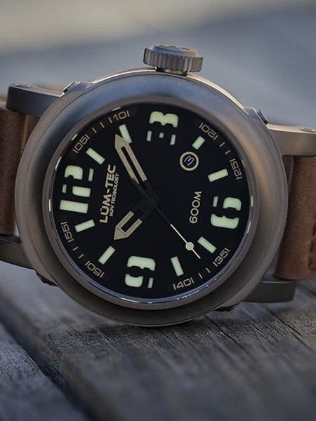 Lum-Tec 48mm High-Beat Automatic Watch with AR Sapphire Crystal #600M-3