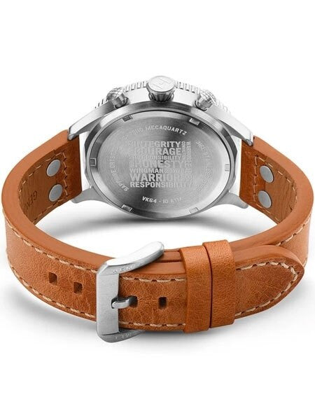 HEMEL Mecaquartz Chronograph Watch with 60-Minute Ceramic Bezel and Sapphire Crystal #HFUSAF1H