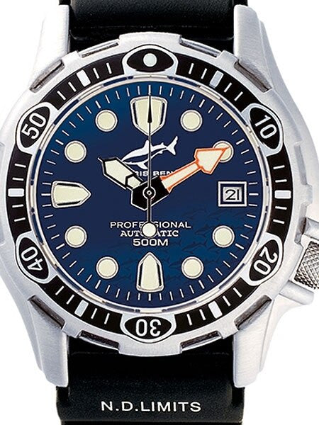 Chris Benz 500 meter Automatic Dive watch with Sapphire Crystal #CB-500-B-KBS
